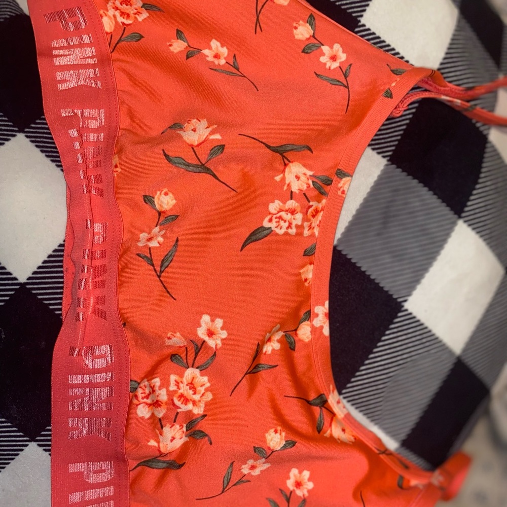 Pink Sports Bra